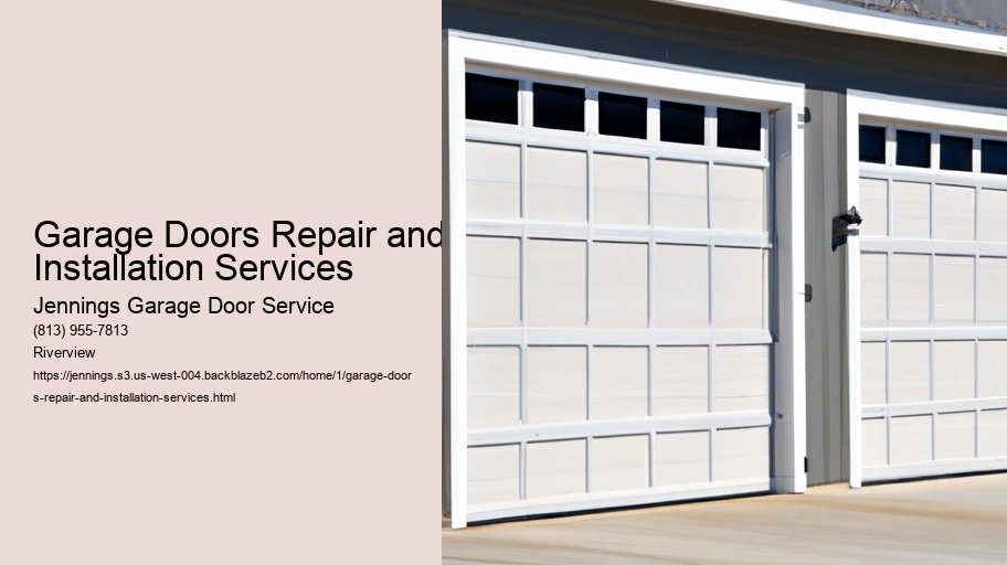 Garage Doors Repair and Installation Services